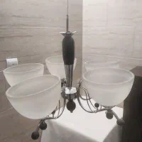 لوستر ۵ شعله کاملا سالم