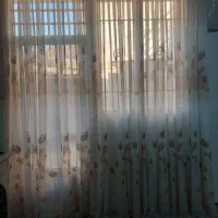 پرده کرم قهوه‌ای زیبا|پرده، رانر، رومیزی|کرج, اسلام‌آباد|دیوار