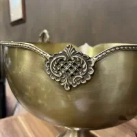 کالکشن پذیرایی برنجی ساریس طرح تاجی/برنج هندی