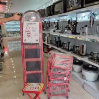 نردبان ۴پله فلزی کار آسان تاشو|ابزارآلات|کرج, چهارصد دستگاه|دیوار