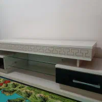 میز تلویزیون به همراه میز تلفن چوبی