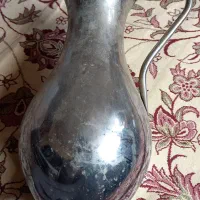 پارچ استیل عتیقه کنار سماور کلکسیونی قدیمی و زنجیر|کلکسیون اشیاء عتیقه|اصفهان, لاله|دیوار