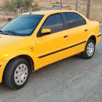 سمند پلاک کرایه برون شهری زرد