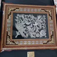 تابلو منبت کاری دست ساز اصفهان|صنایع دستی و سایر لوازم تزئینی|همدان, |دیوار