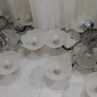 یک جفت لوستر ۶ شاخه