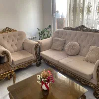 مبل سلطنتی در حد نو|مبلمان خانگی و میز عسلی|رشت, کاکتوس|دیوار