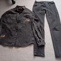 کت لی به همراه شلوار در حد نو