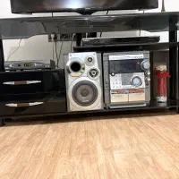 میز تلوزیون سالم شیشه ای