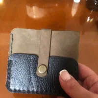 کیف پول نو نو دست دوز چرم طبیعی و پوست