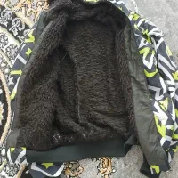 کاپشن بادگیر داخل خزدار|لباس|نی‌ریز, |دیوار