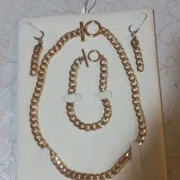 سرویس ورساج ست زنجیروگوشواره دستبند بدلیجات النگو|بدلیجات|فردیس, خیام شرقی|دیوار