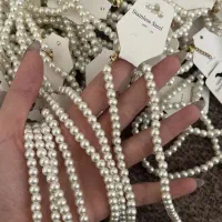 گردنبند مرواریدی و صدفی