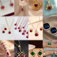 ساخت جواهرات سنگی با نقره و طلا