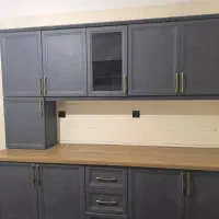 کابینت نئوکلاسیک دست دوم MDF|مصالح و تجهیزات ساختمان|بندر ماهشهر, |دیوار