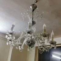 چهار عدد لوستر کریستالی سنتی|لوستر و چراغ آویز|تهران, امام زاده عبدالله|دیوار