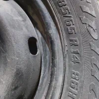 دو عدد لاستیک پژو با رینگ