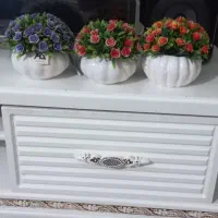 ۳ عدد گلدان مصنوعی