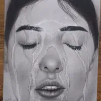 طراحی چهره (سیاه قلم)