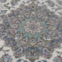 فرش دستبافت ۵۰ خونه ۹ متر پشم و ابریشم نقشه تقدیسی|فرش|کاشان, شهدا|دیوار