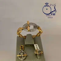 دستبند و انگشتر ست طلا