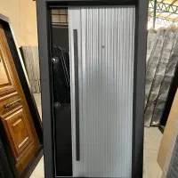 درب ضد سرقت سفید کلاسیک نرده استیل، شیشه ای کدM240|مصالح و تجهیزات ساختمان|گتاب, |دیوار