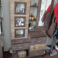 دراورملامینه با نورپردازی و آیینه