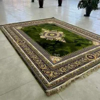 فرش بهاران2550تراکم/700شانه کرم طوسی کد4005|فرش|شیراز, لاله|دیوار