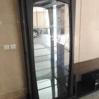میز تلویزیون  و بوفه چوبی قهوی سوخته بسیار تمیز|میز تلویزیون|تهران, جنت‌آباد جنوبی|دیوار