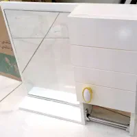 آینه باکس آینه شیشه ای سلطنتی شیرآلات PVC|لوازم سرویس بهداشتی|قم, ولیعصر|دیوار