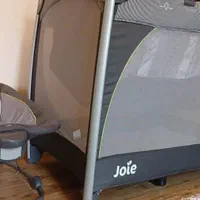 تخت پارک Joie همراه با ننو و تشک تعویض موزیکال|تخت و صندلی بچه|تهران, کوی بیمه|دیوار