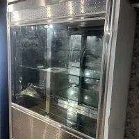 یخچال استیل دوطرف ویترین