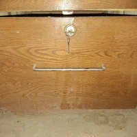 فایل چوبی چهار کشویی و قفل دار|جاکفشی، کمد، دراور|قرچک, میرزائی جنوبی|دیوار