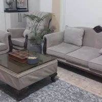 مبلمان راحتی ۷ نفره به همراه میز عسلی در حد نو|مبلمان خانگی و میز عسلی|پاکدشت, پاکدشت (مامازند)|دیوار