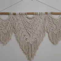 دیوار کوب مکرومه