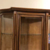 بوفه چوبی(ویترین) ۴ طبقه جادار