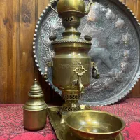 سماور ذغالی اصلی مهردار سنگین (زیر قیمت)|کلکسیون اشیاء عتیقه|ساری, |دیوار