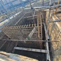 آرماتوربندی فونداسیون دیوار برش