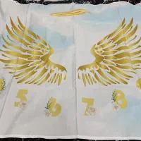 پارچه ماهگرد روتختی دخترانه باکس پارچه ای کوچک