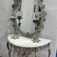 آیینه شمعدان برنجی