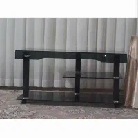 میز تلویزیون مشکی کاملاً سالم و زیبا