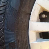 فروش ۴ عدد تایر لاستیک دسته دوم رینگ ۱۴