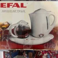 چای ساز تفال اصل در حد نو یک ماه استفاده شده|سماور، چایساز، قهوهساز|تهران, شهرک فرهنگیان|دیوار