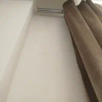 چوب پرده میله ای نقره ای