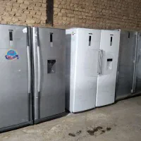 یخچال دوقلوی گیدبست هومبار شیشه ای|یخچال و فریزر|دورود, |دیوار