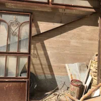 درب  سه دره مغازه بدونه رنگ کاملا سالم