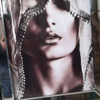 قاب عکس با دو ایینه|صنایع دستی و سایر لوازم تزئینی|قم, تکیه آقا سید حسنی|دیوار