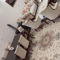 مبل ۷ نفره با میز غذاخوری ۸ نفره