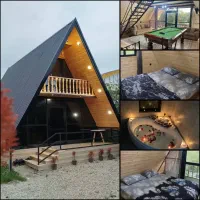 اجاره ویلا کلبه چوبی دو خواب جکوزی دار