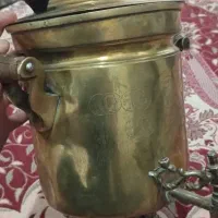 سماور عتیقه مهر دستی روسی