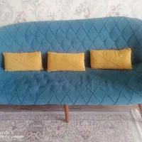 مبل هفت نفره همراه یک مبل کودک تمیز